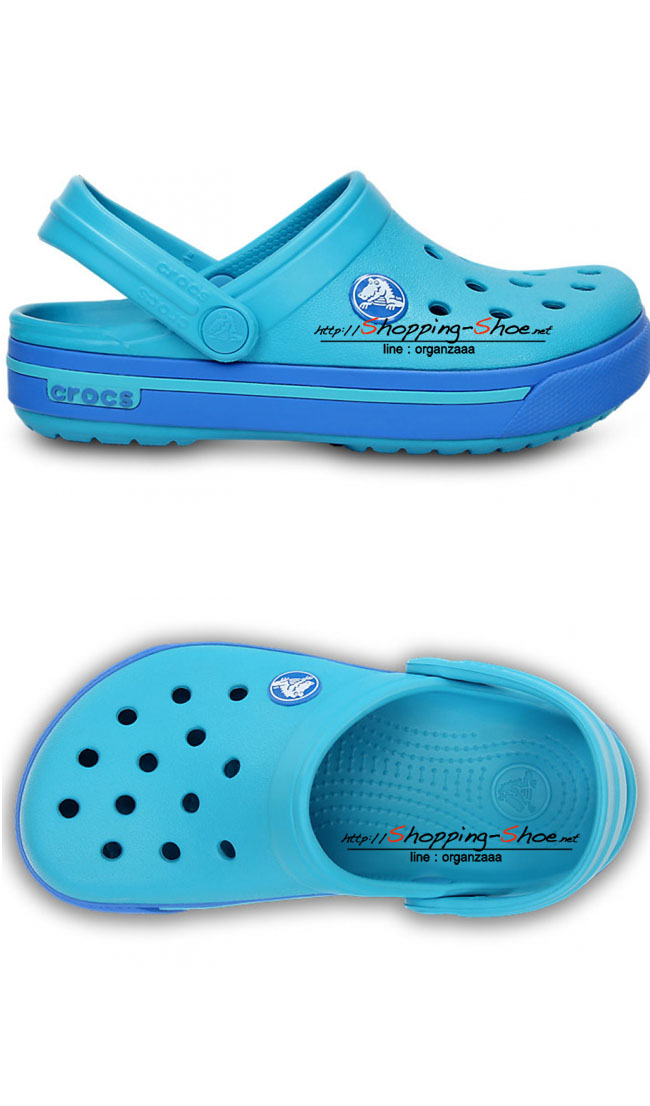 C1Crocband II.5 Clog Kids - Surf / Ocean ของแท้ Outlet ไทยและอเมริกา