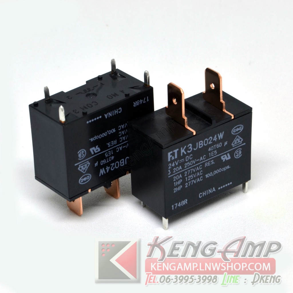 (1 ตัว) [RLY] Fujisu Relay 24V 20A FTR-K3JB024W