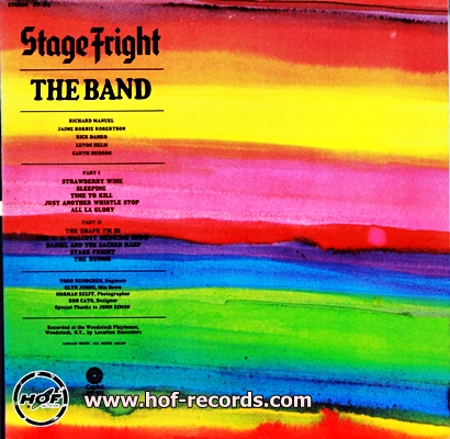 The Band - Stage Fright 1lp