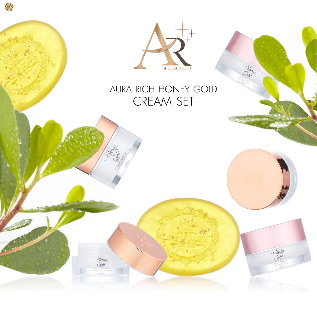 ครีมออร่าริช Aura Honey Gold ครีมน้ำผึ้งทองคำ ออร่า ริช ออร่า ฮันนี่ โกล์ด ครีม