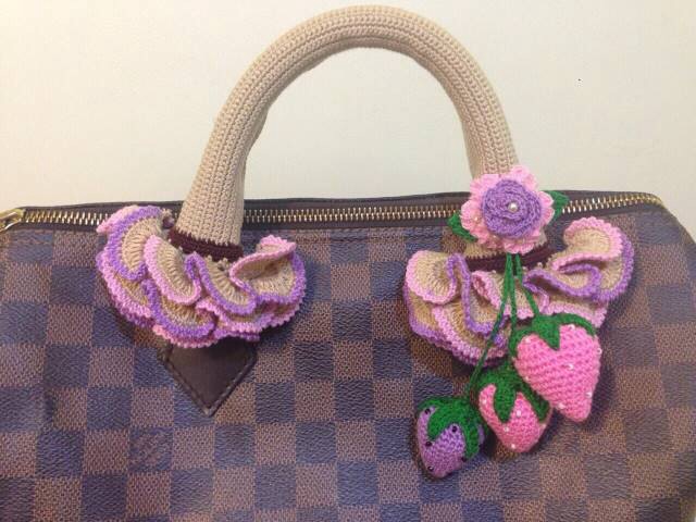 ไหมหุ้มหูกระเป๋า คอลเลคชั่น สีชมพู