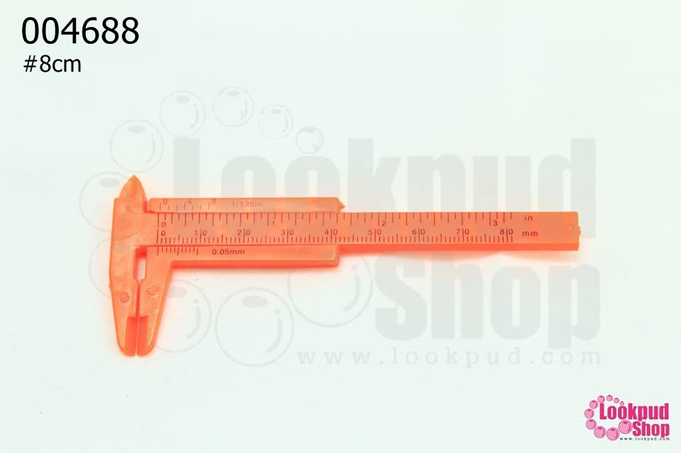 เวเนียที่วัดหิน สีส้ม (1ชิ้น) 8cm