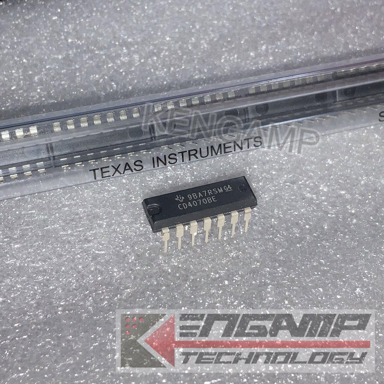 (1ตัว) [IC] CD4070BE CD4070 TEXUS DIP-14 Quad 2-Input EXCLUSIVE-OR Gate
