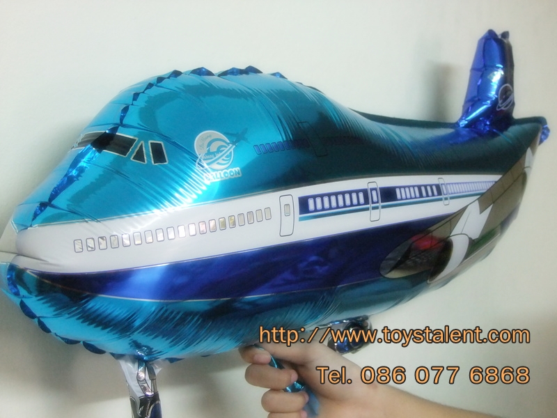 ลูกโป่งฟลอย์ เครื่องบินโบอิ้งโดยสาร - Air Plane Foil Balloon / Item No. TL-A056