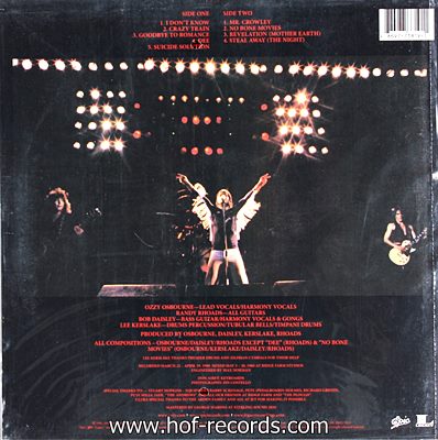 Ozzy Osbourne - Bizzard Of Ozz 1981 1lp