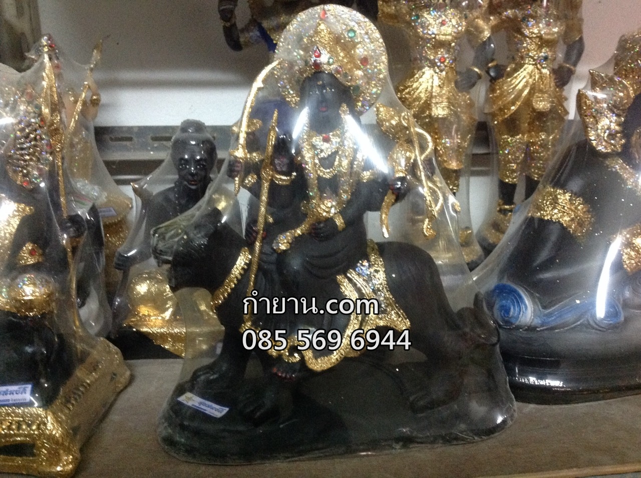อุมาขี่เสือ 3" กายดำ