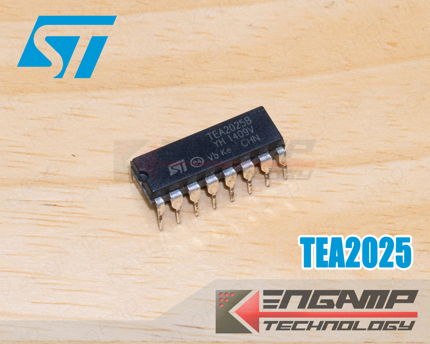 (1ตัว) [IC] TEA2025B ST STEREO AUDIO AMPLIFIER