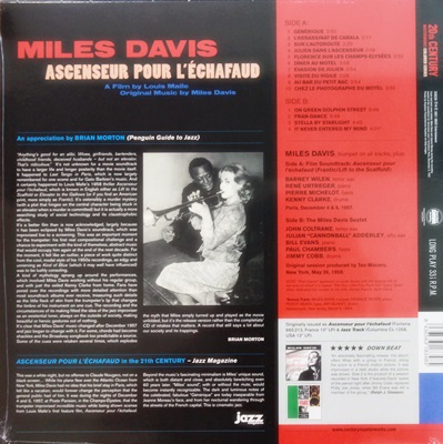 Miles Davis - Ascenseur Pour L'echafaud 1Lp N.