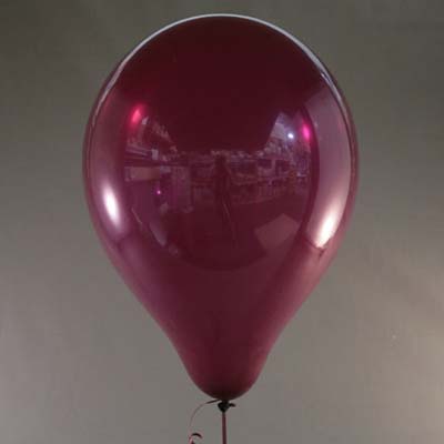 ลูกโป่งกลม สีแดงเข้ม คริสตัล ไซส์ 10 นิ้ว แพ็คละ 10 ใบ (Round Balloons 10"- Burgandy Cystal Balloon)