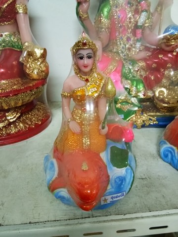 พระแม่คงคา นั่งปลา - จระเข้ 5"