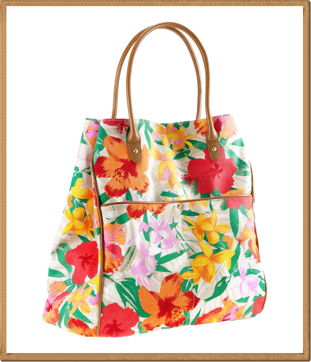 H&M - กระเป๋าสะพายลายดอกไม้