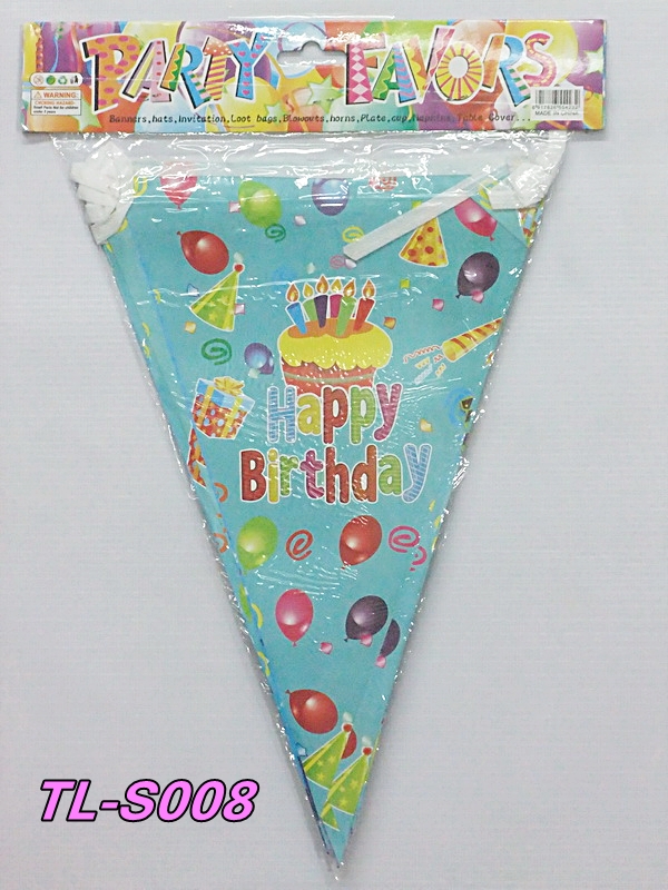 ธงประดับงาน Happy Birthday / Item No. TL-S008