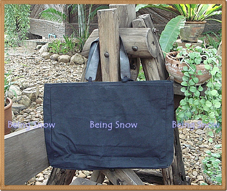 กระเป๋าช๊อปปิ้งพิมพ์ลายกราฟฟิก สีเขียว