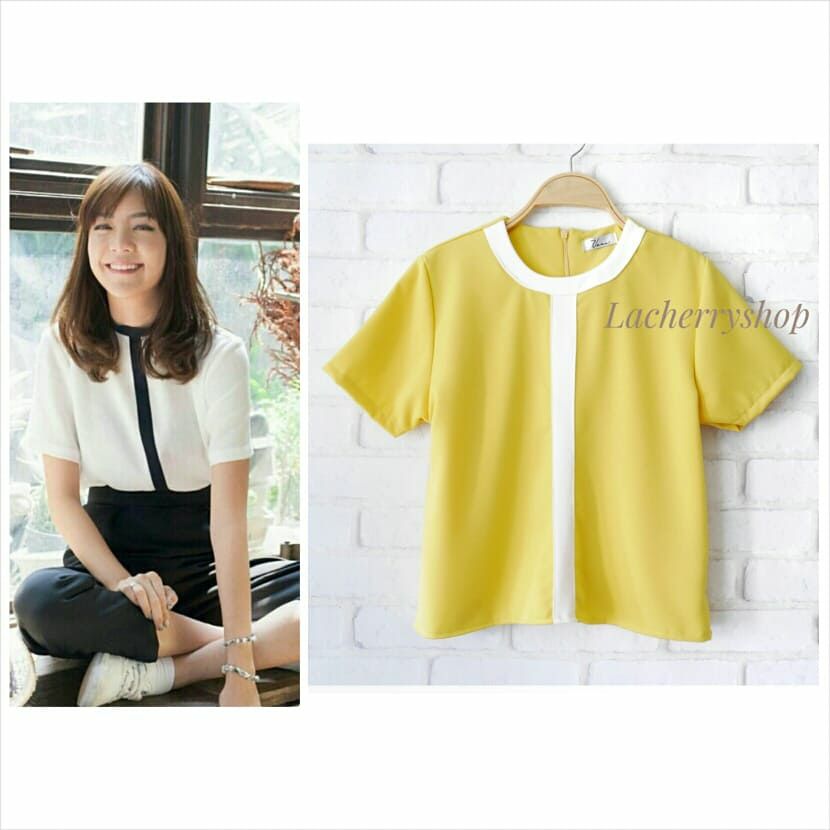 พร้อมส่งค่ะ เสื้อผ้าฮานาโกะ แบบสวยคลาสสิค สีทูโทน mix&match ได้หลายลุค