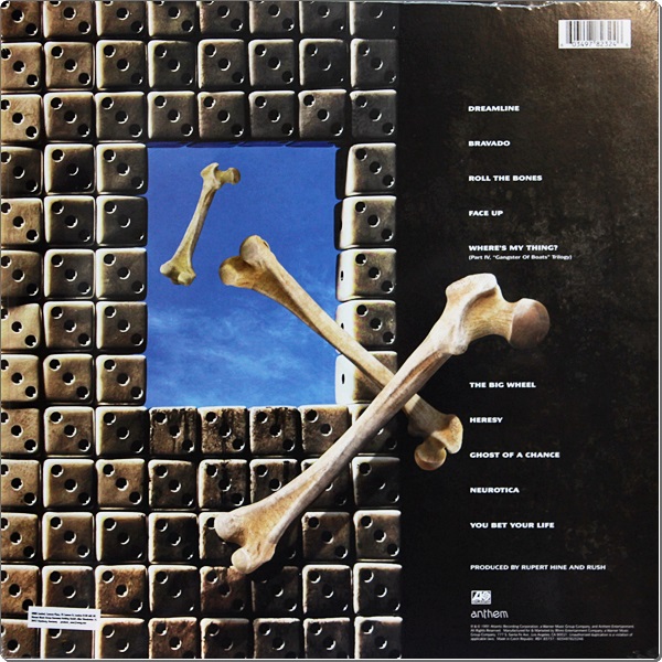 RUSH - Roll The Bones 1Lp New