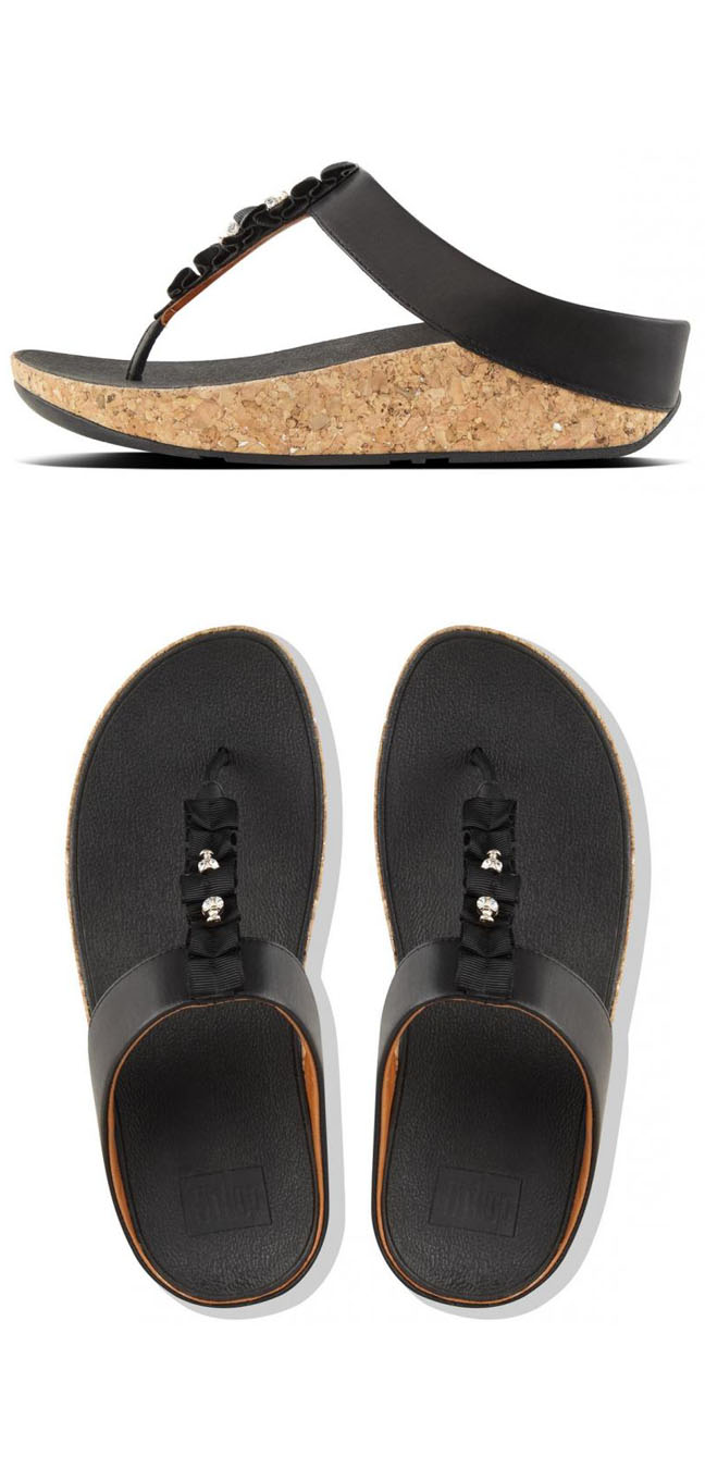 Fitflop Ruffle Black ของแท้ นำเข้าจาก USA และ UK