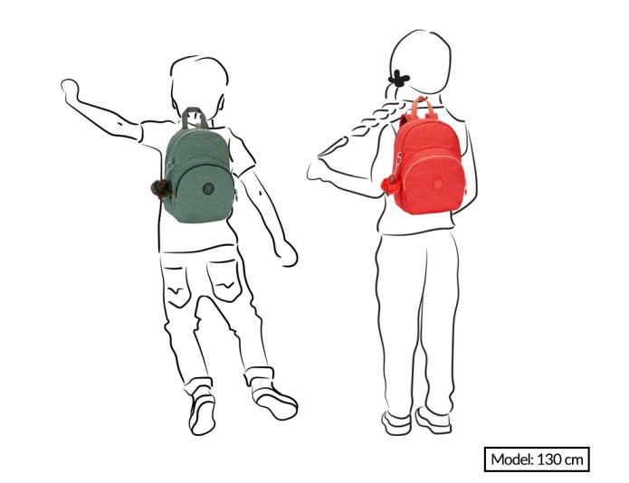 Kipling Jaque Toddlers Backpack - Toddlermonkey G (Belgium)