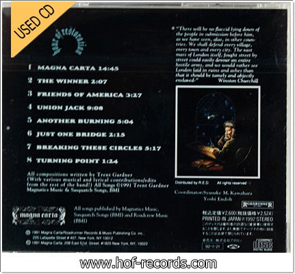 Magellan - Hour Of Restoration (JAPAN) Used Cd VG++