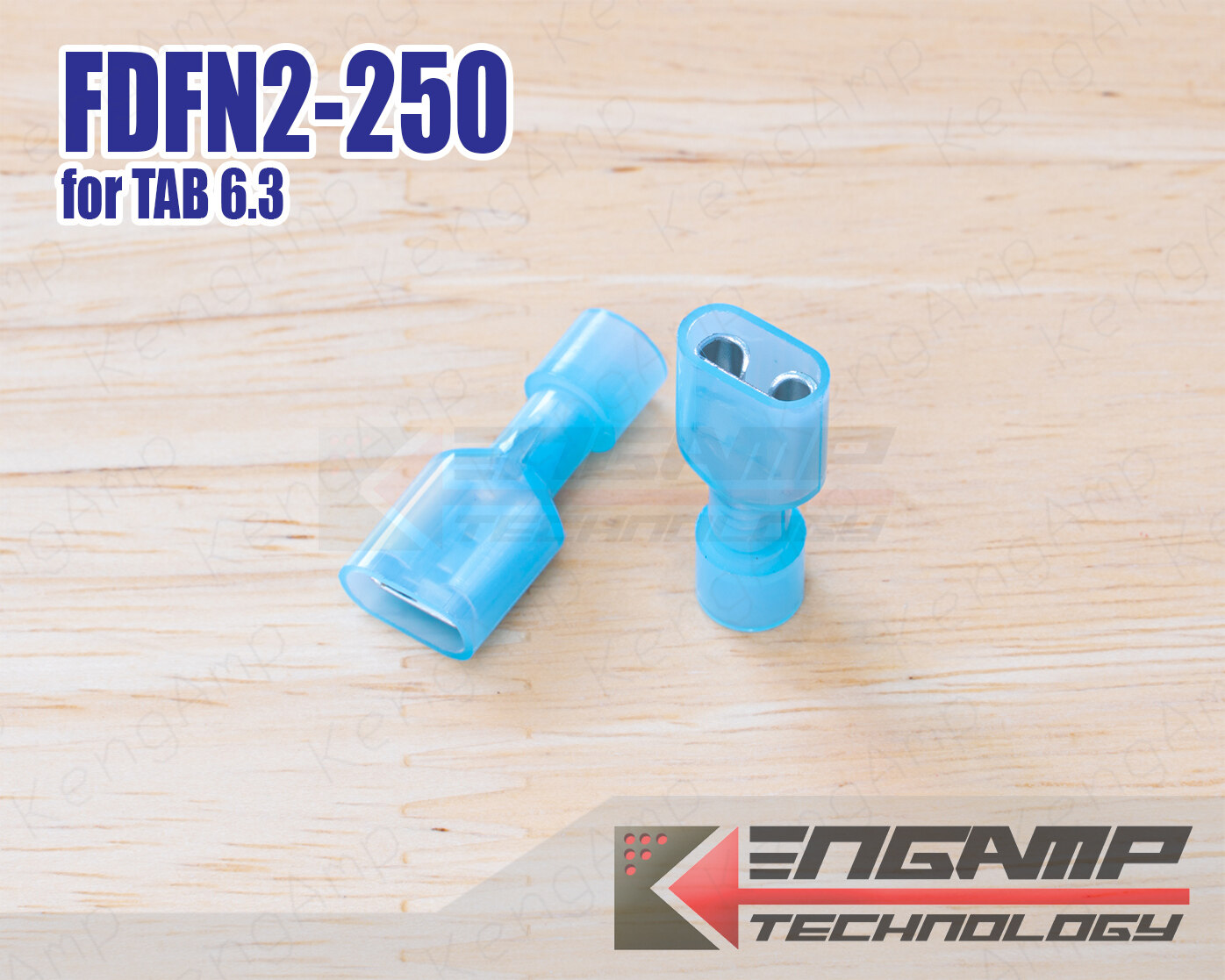 (100ตัว) [TMN] FDFN2-250 หางปลาเสียบ TAB 6.3 ตัวเมีย หุ้มด้วยไนลอนทนอุณหภูมิ 105 C สำหรับเข้าสาย 1.5-2.5mm2