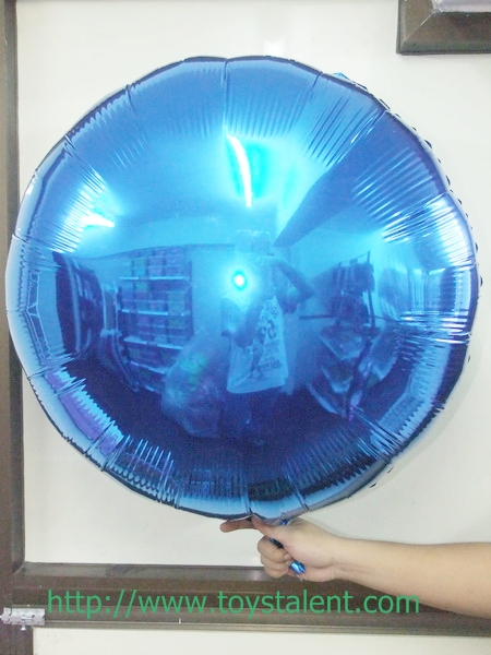 ลูกโป่งฟลอย์ทรงกลมจัมโบ้ สีฟ้า ไซส์ 32 นิ้ว - Round Shape Balloon Blue Color 32" / Item No.TL-G023