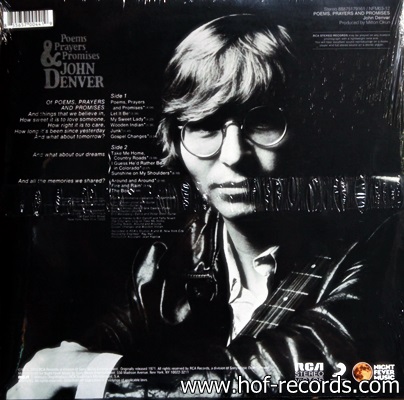 John Denver -Poems ,Prayers & Promises 1Lp N.