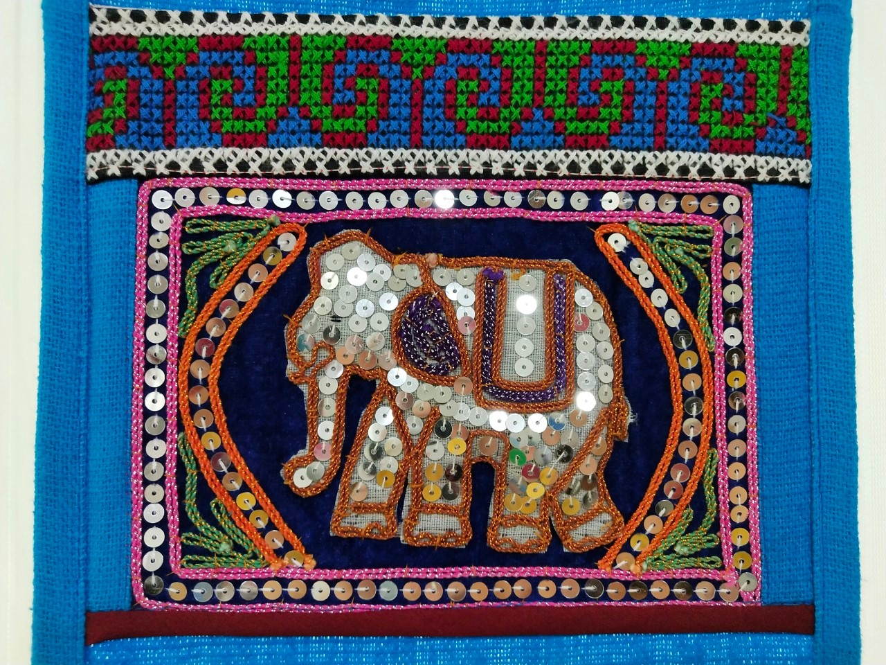 ที่ใส่ของแขวนผนัง สีฟ้า