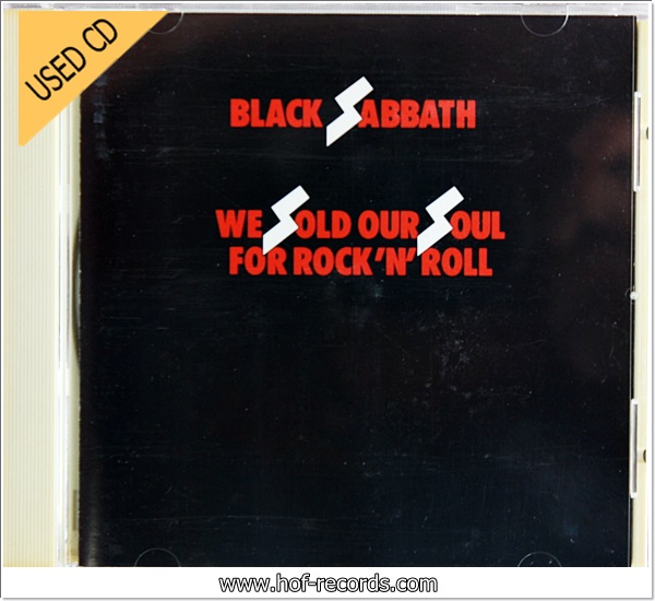 Black Sabbath - We Sold Our Soul For Rock 'N' Roll (Japan) Used Cd VG++