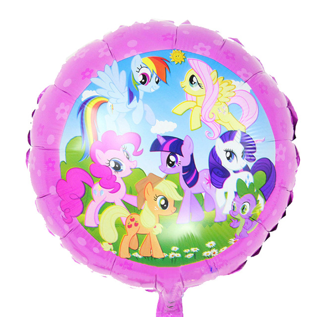 ลูกโป่งฟลอย์การ์ตูน My Little Pony ทรงกลม - My Little Pony Foil Round Balloon / Item No. TL-B042