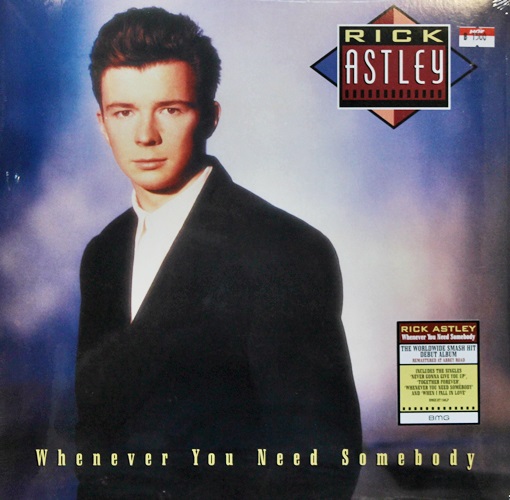Rick Astley - Whenever You Need Somebody 1Lp New