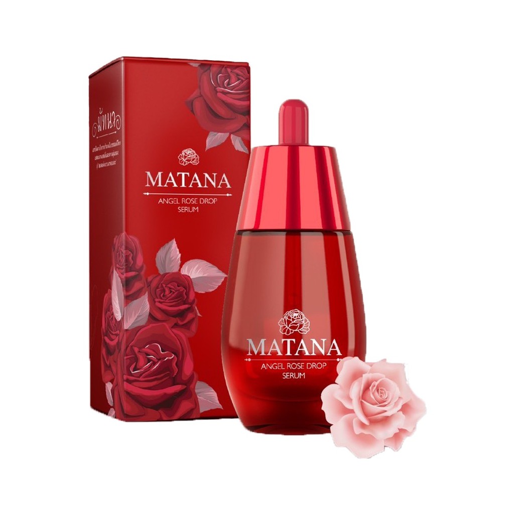เซรั่มมัทนา Matana angel rose drop essence เซรั่มกุหลาบ (30 ml.)