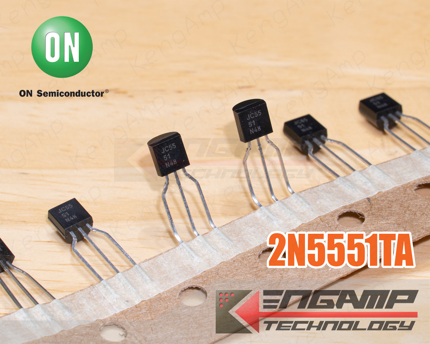 (10ตัว) [TR] 2N5551TA 2N5551 JC5551 ONSEMI NPN TR 0.6A 160V