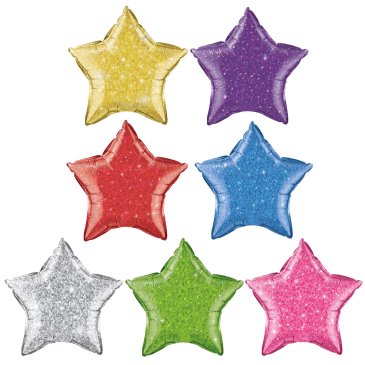 ลูกโป่งฟลอย์รูปดาว Laser สีเขียว ไซส์ 19 นิ้ว - Star Shape Laser Foil Balloon Green Color / TL-G004