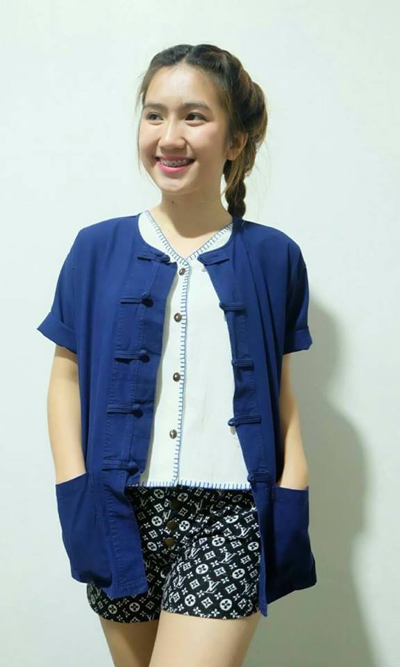 ขายปลีก-ส่ง เสื้อหม้อฮ้อม คอกลม กระดุมจีน เสื้อหม้อฮ้อมพื้นเมือง แบบสวย เนื้อผ้าใส่สบาย