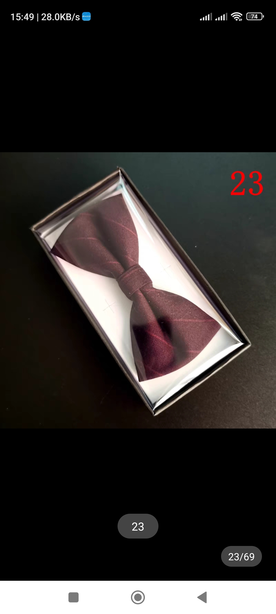 โบว์หูกระต่าย วินเทจ แฟชั่น สีไม่เงา 231