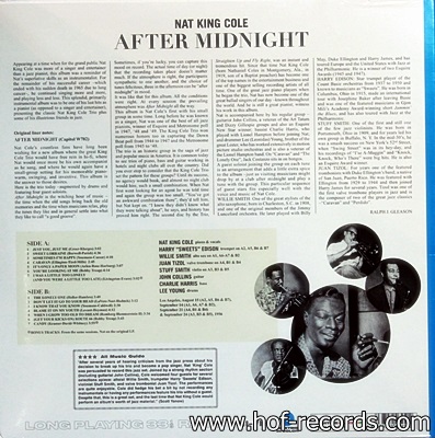Nat King Cole - After Midnight 1Lp N.