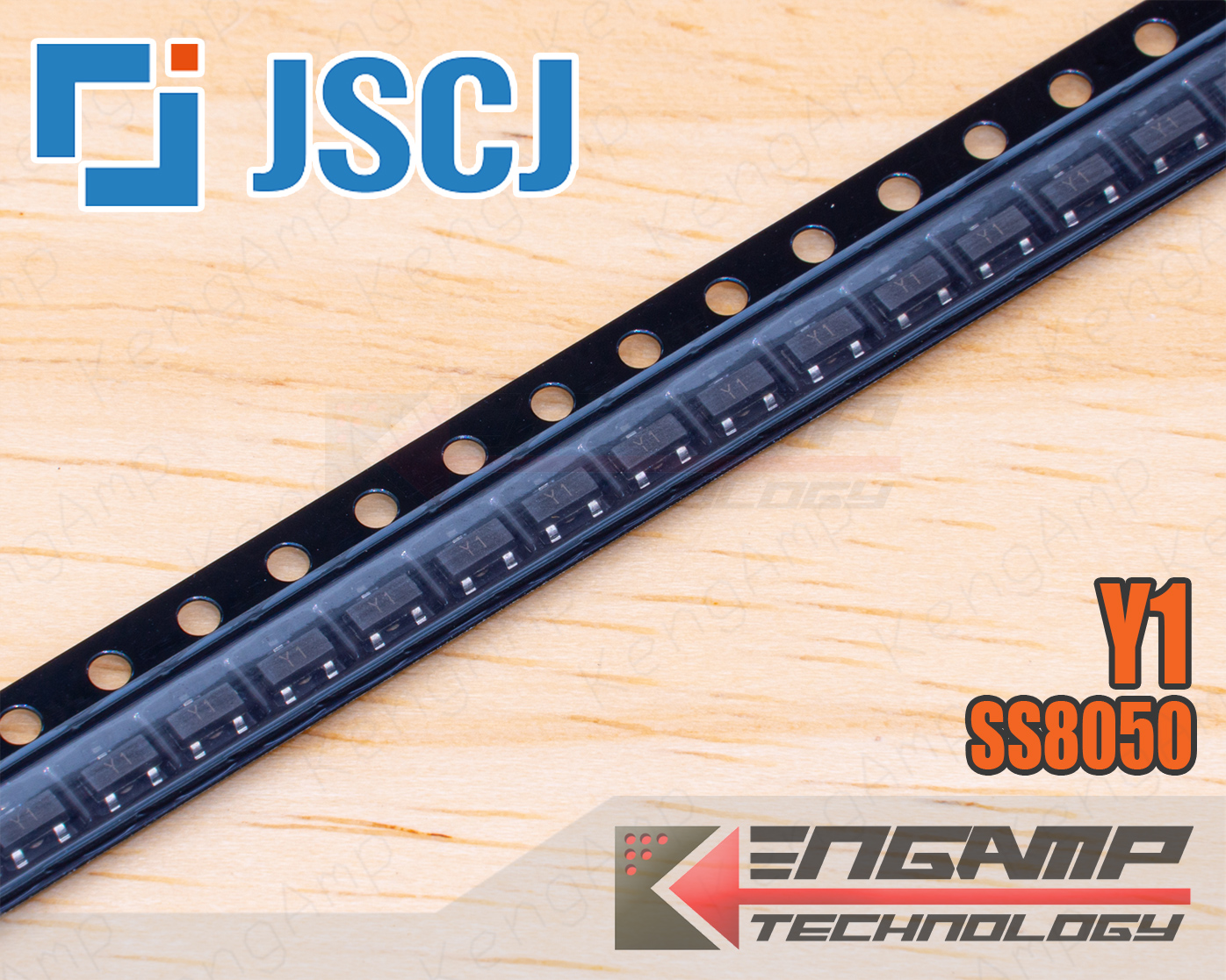 (10ตัว) [TR] Y1 SS8050 (SOT-23) JSCJ TR NPN 1.5A 25V 0.5W