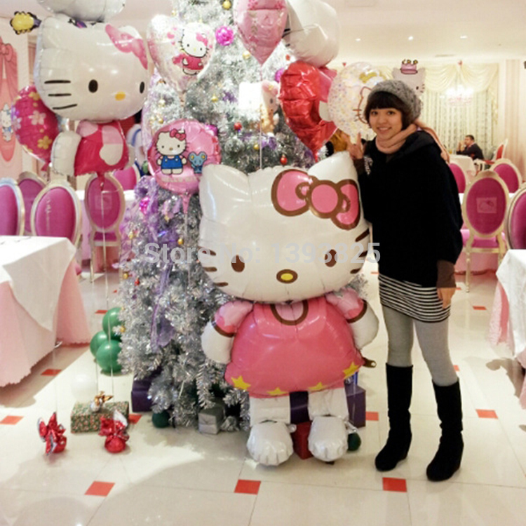 ลูกโป่งฟลอย์นำเข้า Air Walker คิตตี้ ตัวใหญ่ 30"x50" HELLO KITTY AIRWALKER / Item No.TQ-A2347601 แบรนด์ Anagram ของแท้
