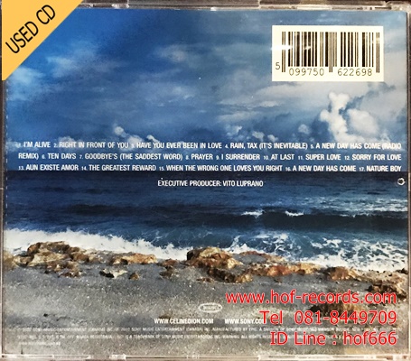 Ciline Dion - A new day has come (US) Used CD 1 Dise VG++