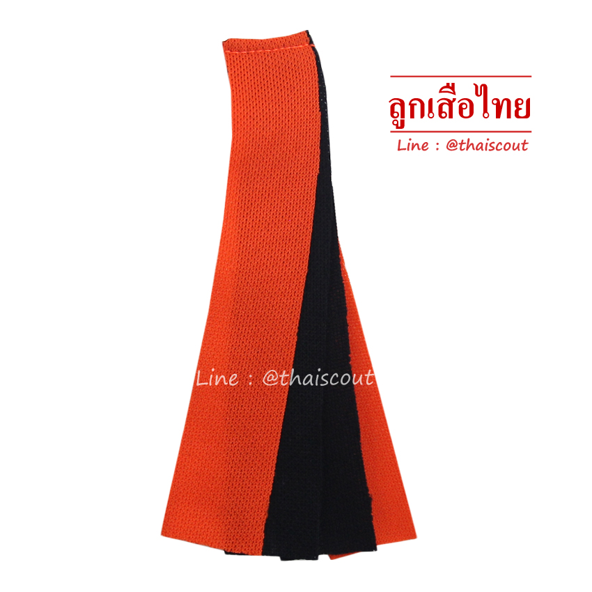 ริบบิ้นสีส้ม-น้ำตาล หมู่กระรอก (ห่อละ 10 อัน)