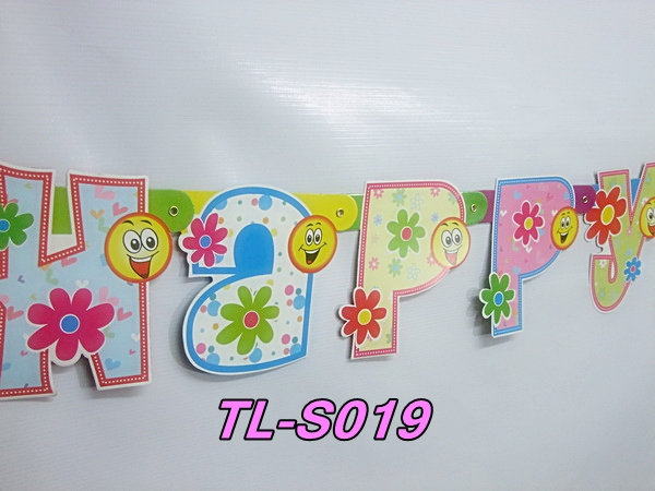 ธงประดับงาน Happy Birthday / Item No. TL-S019