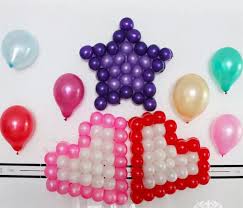 กรอบตาข่ายใส่ลูกโป่งทรงดาว - Balloon Grid Mesh Star Balloon