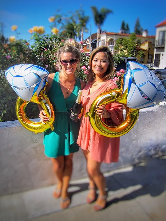 ลูกโป่งฟลอย์ แหวนแต่งงาน ไซส์กลาง 30" - MediumWedding Ring Foil Balloon/ Item No. TL-E040