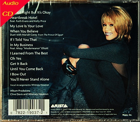 CD Whitney Houston - my love is your love