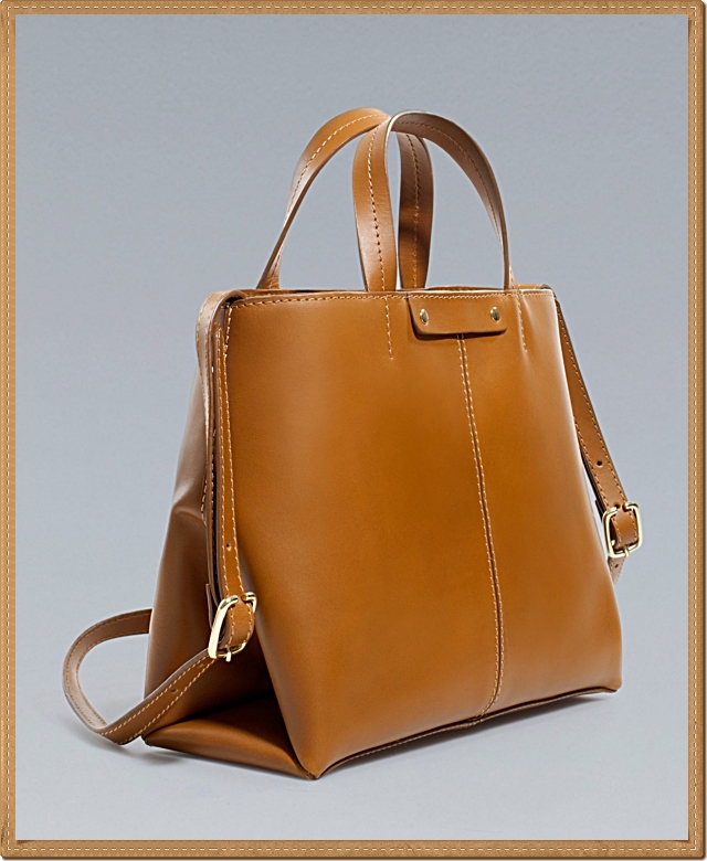 Zara - กระเป๋าสะพาย สีน้ำตาล