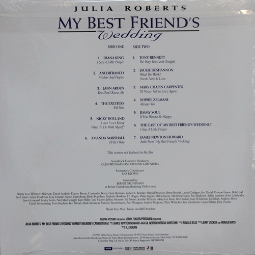 Ost.My Best Friend's Wedding 1Lp New