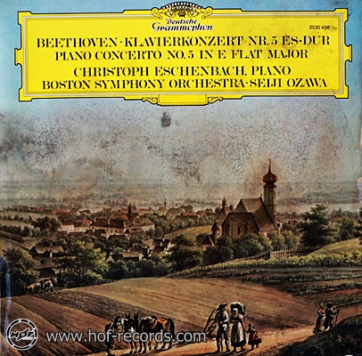Christoph Eschenbach, - Beethoven Klavierkonzert NR 5 1lp
