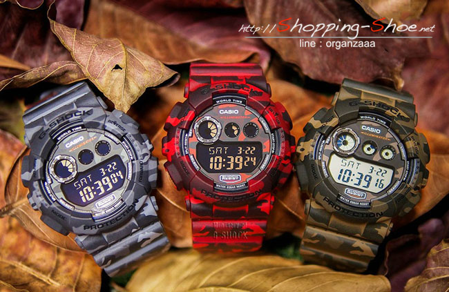 Casio G-Shock รุ่น GD-120CM-8 Camouflage Series ของแท้ 100% จากญี่ปุ่น