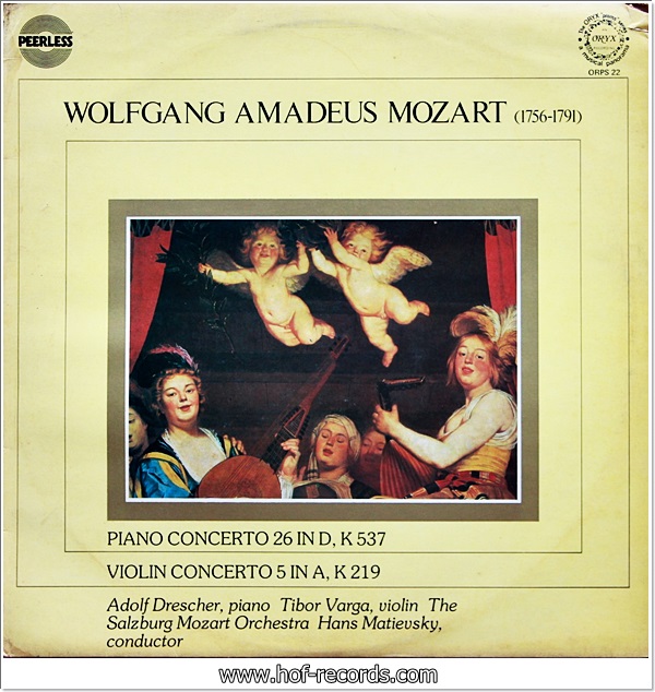 Mozart - Piano Concerto 26 In D,K 537 , Violin Concerto 5 In A , K 219 (England) 1Lp VG++