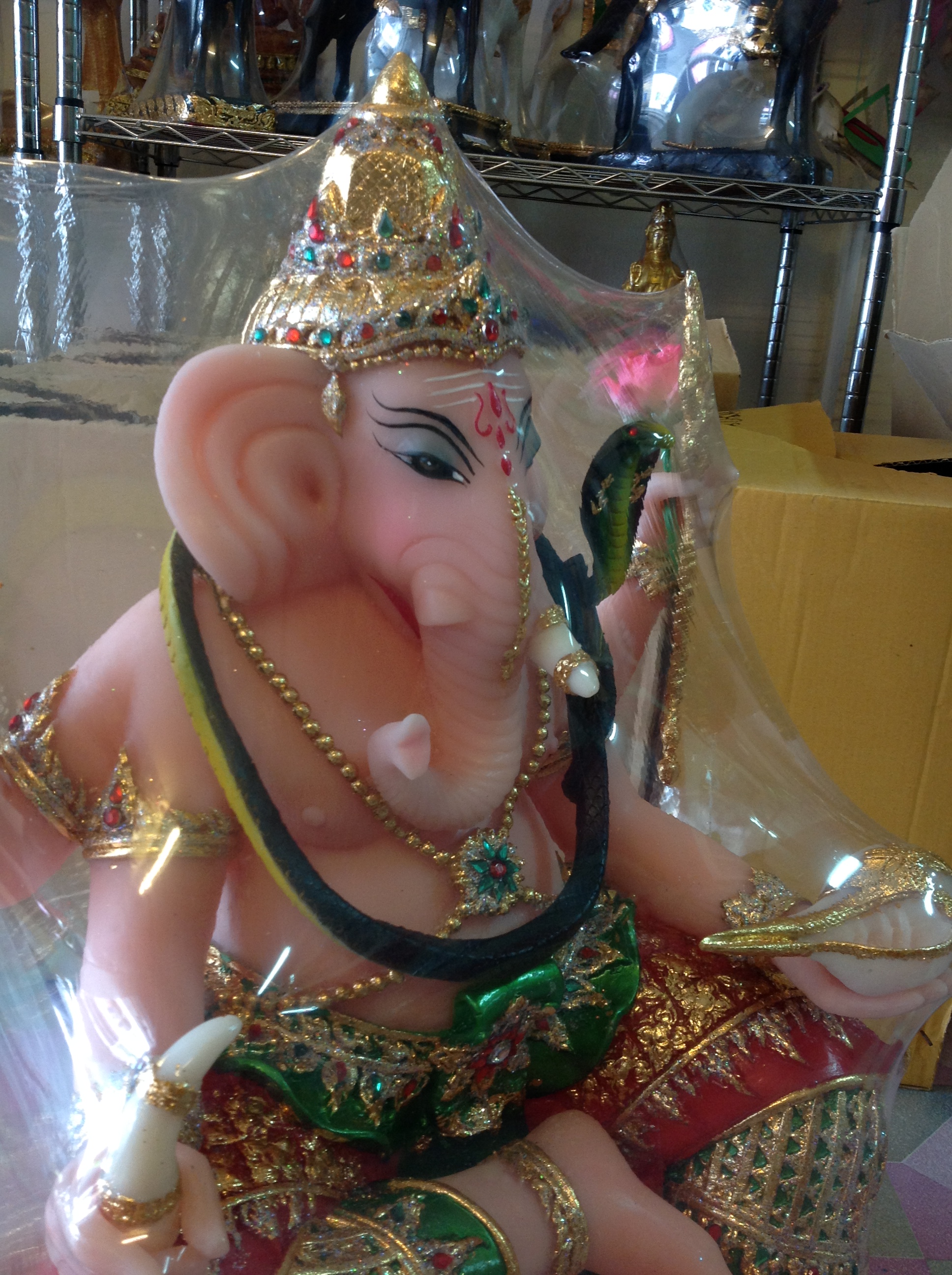 พระพิฆเนศนั่ง 12"