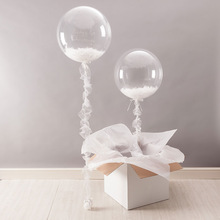 ลูกโป่งใส BoBo Balloon ทรงกลมลูกบอล ไซส์ 18 นิ้ว (ไม่รวมของด้านใน) Item No. TL-G052